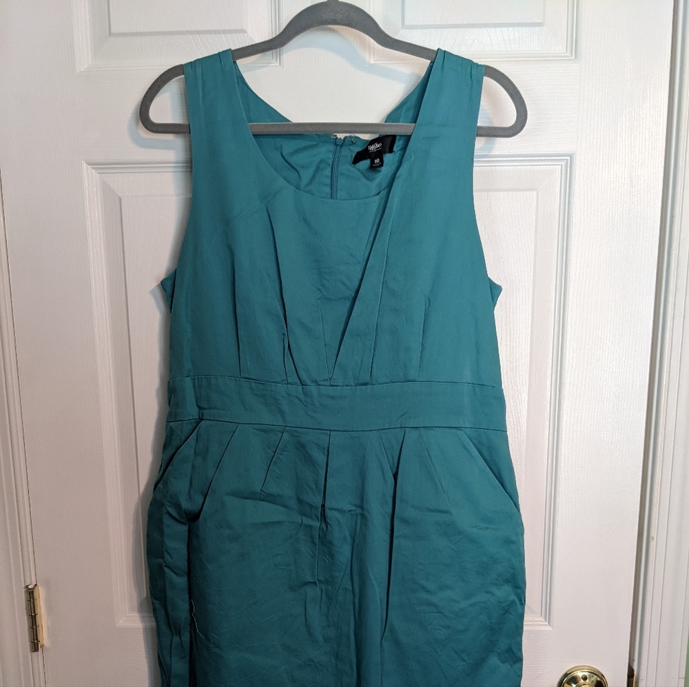 Teal Mossimo dress with pockets